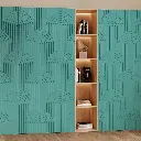 Panel acústico Corte U